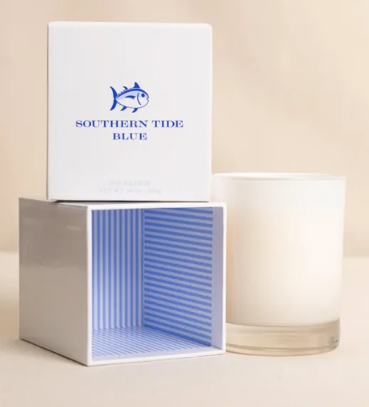 Southern Tide Blue Scented Candle